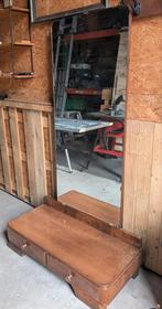 Vintage Spiegel, Ophalen, Ovaal, Minder dan 50 cm