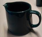 Arabia Teema, groen, 2xkopje, 1xmelkkan, Huis en Inrichting, Keuken | Servies, Ophalen of Verzenden, Zo goed als nieuw, Effen