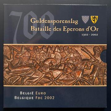 België - Guldensporenslag Euroset 2002 beschikbaar voor biedingen