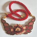 Emaille,  cloisonne ketting., Ophalen of Verzenden