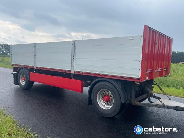 Krone AZ Open aanhangwagen - Pritsche - open box - Alcoa - B, Auto's, Vrachtwagens, Bedrijf, Te koop, Lichtmetalen velgen, Aanhangers en Opleggers