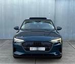 Audi E-tron Sportback 50 QUATTRO SOH 94% 71 kWh PANO NAP BTW, Automaat, Zwart, 71 kWh, Blauw