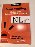 Kader Examenbundel Nederlands en Oefenboek VMBO KB 2024/2025, VMBO, Ophalen of Verzenden, Nederlands, ExamenOverzicht