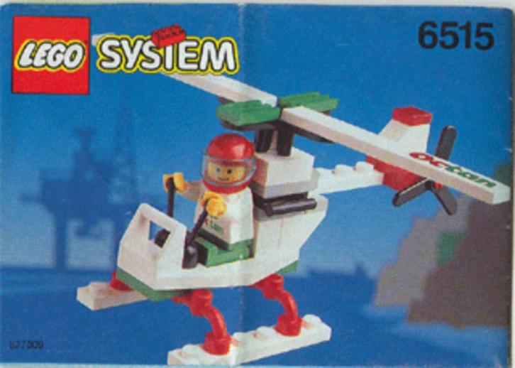 Lego | Classic Town | Stunthelicopter | 6515, Kinderen en Baby's, Speelgoed | Duplo en Lego, Gebruikt, Lego, Complete set, Ophalen of Verzenden