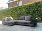 Minotti White hoekbank, Huis en Inrichting, Banken | Sofa's en Chaises Longues, Ophalen, Zo goed als nieuw, Stof
