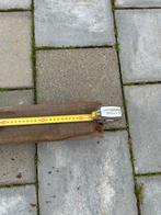 Houten Balk - Hardhout - 210cm - 10cm x 10cm, Doe-het-zelf en Verbouw, Hout en Planken, Ophalen, Gebruikt, 200 tot 250 cm, 50 mm of meer