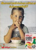 Retro reclame 1980 Kellogg's cornflakes jouw ontbijt, Verzamelen, Ophalen of Verzenden