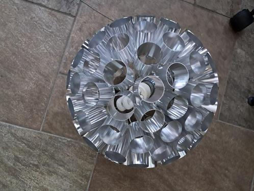 Zeer Mooie Metalen Hanglamp, Huis en Inrichting, Lampen | Hanglampen, Zo goed als nieuw, Minder dan 50 cm, Metaal, Ophalen