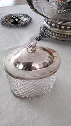 Antieke theebus ., Ophalen of Verzenden, Zilver