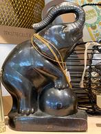 Beeld, olifant verbronsd, lieflijk, Ophalen of Verzenden
