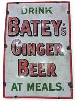 emaille reclamebord Batey's., Ophalen, Gebruikt, Reclamebord