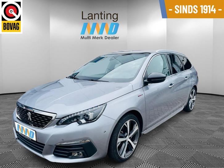 Peugeot 308 SW 1.2 PureTech GT-line automaat pano, Auto's, Peugeot, Bedrijf, Te koop, ABS, Achteruitrijcamera, Airbags, Airconditioning
