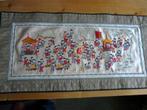 wandkleedChinees wanddoek gevoerd 33x66 cm, Ophalen of Verzenden, Zo goed als nieuw