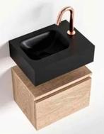 Mondiaz Andor fonteinmeubel met wastafel Lex mat zwart, Doe-het-zelf en Verbouw, Sanitair, Ophalen of Verzenden, Nieuw, Toilet