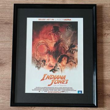 Indiana Jones and the dial of destiny film poster in lijst 