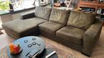 Groene hoekbank met chaise longue van Montel, Huis en Inrichting, Ophalen, Gebruikt, Overige materialen