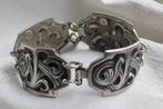 Brede zilveren schakel armband  - David Andersen Noorwegen, Sieraden, Tassen en Uiterlijk, Verzenden, Zilver, Armband
