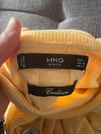 Maat L 🧶 Mango col trui gele trui chasmere trui wol, Ophalen of Verzenden, Zo goed als nieuw, Maat 42/44 (L), Geel