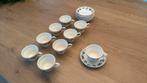 Wedgwood Provence koffiekop met schotel 9x, Ophalen of Verzenden, Zo goed als nieuw, Wedgwood, Kop(pen) en/of Schotel(s)