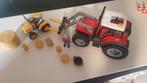Playmobil tractor met extra spullen, Ophalen of Verzenden, Zo goed als nieuw