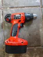black en Decker accu Schroefboormachine 18V., Ophalen of Verzenden, Gebruikt, Boor- en Schroefmachine