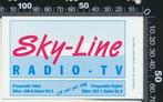 Sticker: Skyline Radio TV - Uden - Veghel (2), Film, Tv of Omroep, Ophalen of Verzenden