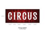 Grote Circus-Letters - wit (decorstukken) - koopje!, Ophalen of Verzenden, Gebruikt