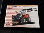 Handleiding owners manual Dinly 700 Quad, Verzenden, Overige merken