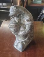 Vintage Wolf beeld eskimo met ijsbeer, Ophalen of Verzenden, Zo goed als nieuw, Mens