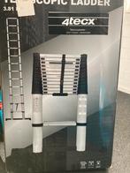 4 tecx telescoop ladder nieuw, Doe-het-zelf en Verbouw, Ladders en Trappen, Ophalen, Zo goed als nieuw, 2 tot 4 meter