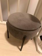 Poef met opbergbakje, Ophalen of Verzenden, Zo goed als nieuw, Hout