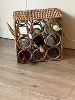 RM rattan wijnrek, Huis en Inrichting, Woonaccessoires | Wijnrekken, Ophalen, Zo goed als nieuw, Minder dan 50 cm