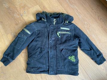 Zwarte winterjas met afritsbare capuchon Tough boys - 110 beschikbaar voor biedingen