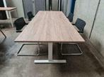Vergadertafel , instelbaar,  200x100cm wit eiken, nieuw, Ophalen of Verzenden, Nieuw