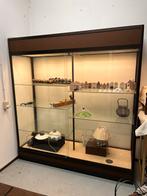Grote Staande Vitrinekast met Verlichting & Afzuiging, Huis en Inrichting, Kasten | Vitrinekasten, Ophalen, Gebruikt, 200 cm of meer
