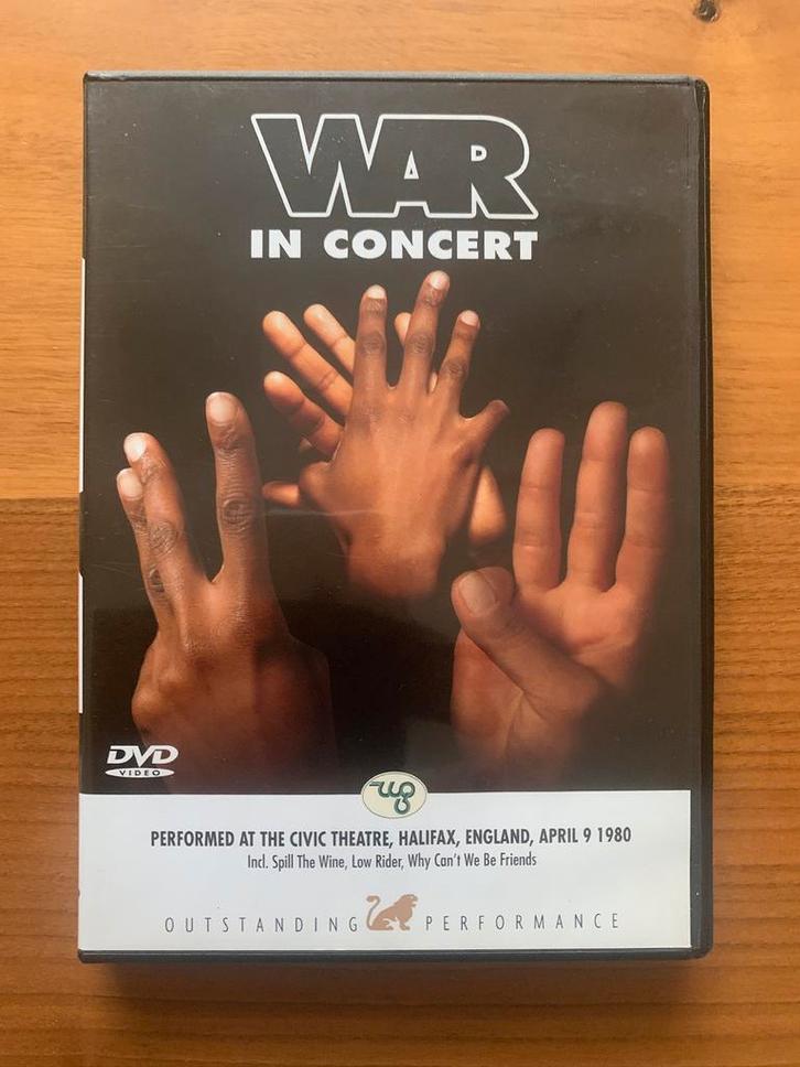 War - In Concert, April 9, 1980 DVD, Cd's en Dvd's, Dvd's | Muziek en Concerten, Zo goed als nieuw, Muziek en Concerten, Alle leeftijden