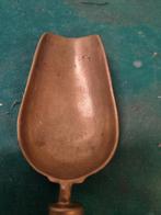 schep antiek messing hout gruttenschepper, Ophalen of Verzenden