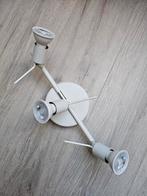 Ikea plafondlamp incl 3 spots en lampen, Ophalen of Verzenden, Zo goed als nieuw, Metaal of Aluminium