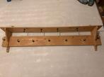 Oude Houten Kapstok met Originele Beugels, Gebruikt, 150 tot 200 cm, Hout, Ophalen