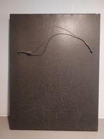 Johan Ates Botter aan de kade olieverf op board 36x47, Antiek en Kunst, Kunst | Schilderijen | Klassiek, Ophalen of Verzenden