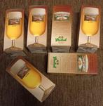 6 Grolsch bier glas speciale jublieum uitgave De Klok, Ophalen of Verzenden, Nieuw, Bierglas
