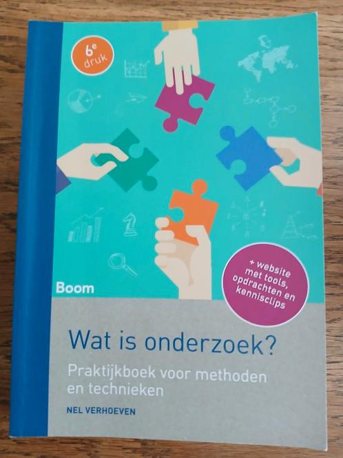Nel Verhoeven - Wat is onderzoek?, Boeken, Wetenschap, Zo goed als nieuw, Ophalen of Verzenden