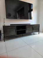 Tv meubel Carpino 180 cm zwart, Ophalen, 150 tot 200 cm, Zo goed als nieuw, Minder dan 100 cm
