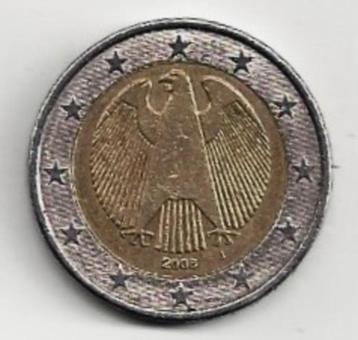 2 euro Duitsland 2008 - Letter J - Regulier, Gecirculeerd beschikbaar voor biedingen
