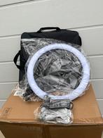 LED Ringlamp met Statief en Tas –  voor Instagram & TikTok!, Lamp of Flitsset, Power adapter, Nieuw, Ophalen of Verzenden