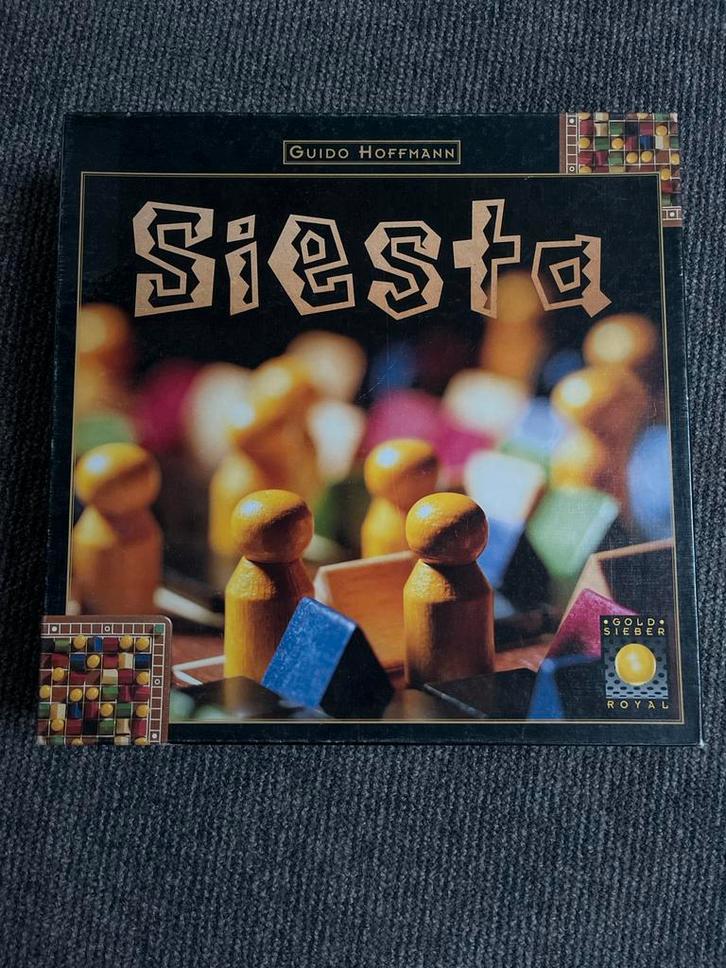 Siësta bordspel - Guido Hoffmann, Hobby en Vrije tijd, Gezelschapsspellen | Bordspellen, Gebruikt, Drie of vier spelers, Ophalen of Verzenden