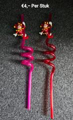 2 Pardoes Rietjes Rood en Roze Jaren 90 €4,- Per Stuk, Verzamelen, Efteling, Ophalen of Verzenden, Nieuw, Gebruiksvoorwerp