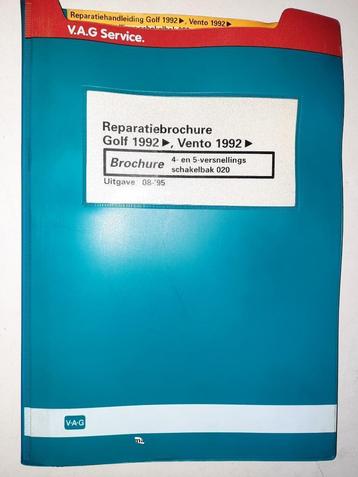 Vw Golf 3 Versnellingsbak 020 werkplaatsboek (Golf 1 - 2 ) beschikbaar voor biedingen