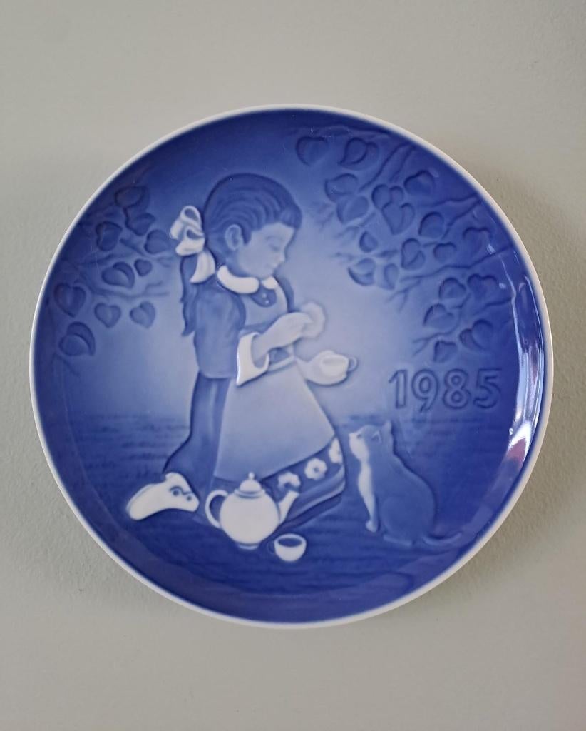 Bing & Grøndahl wandbord Royal Copenhagen 1985 - 13 cm, Ophalen of Verzenden