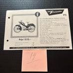 PONETTE P3 1961 (#14) Bromfiets folder, Verzenden, Gelezen, Folder